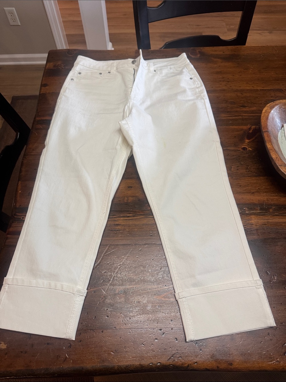 Frye White Denim Jeans